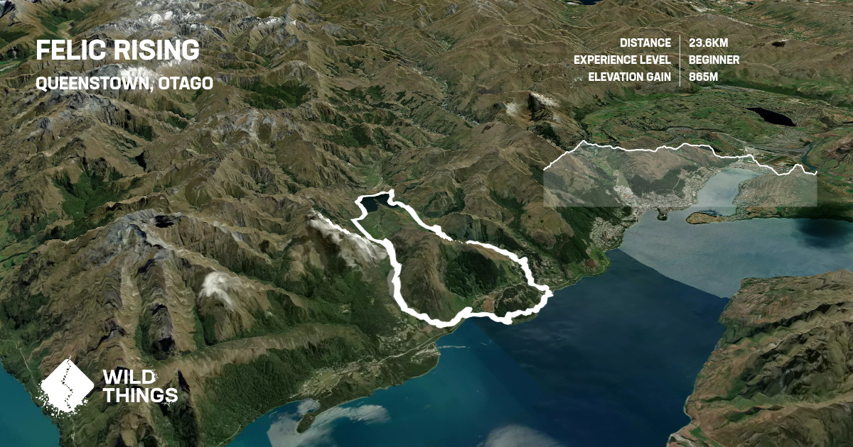 9642 Rising Trail Felic Rising, Otago, New Zealand - Trail Running Directory - Wild Things