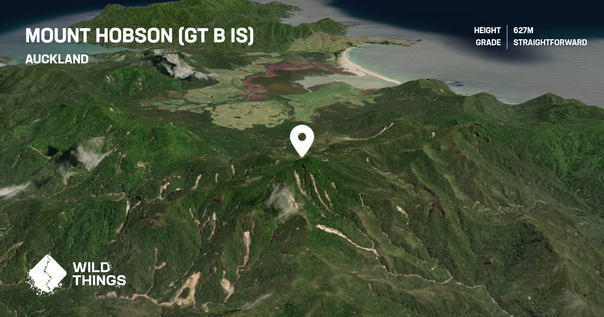Mount Hobson (Gt B Is), Auckland Trail & Peak Directory Wild Things