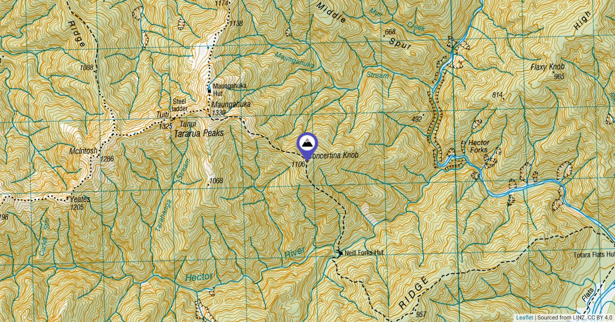 Concertina Knob, Wellington Peak Directory Wild Things