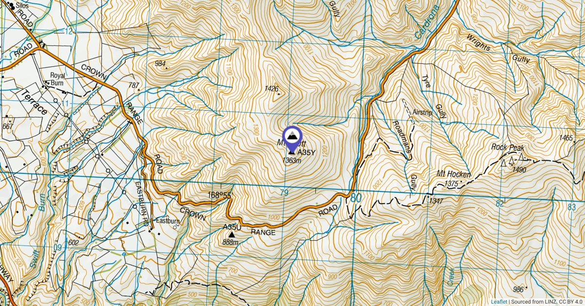 Mount Scott, Otago Peak Directory Wild Things