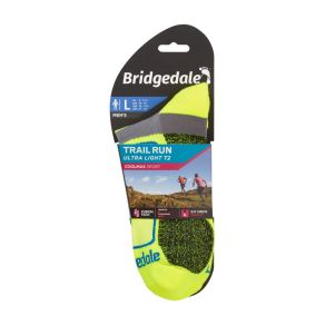 Bridgedale Men's Trail Run Ultra Light T2 Coolmax Sport 3/4 Crew