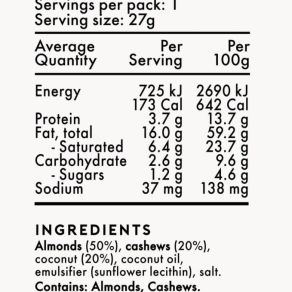 Roam Energy Nut Butter - Best Before 08/25