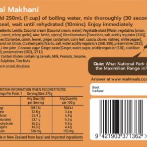 Real Meals Dal Makhani