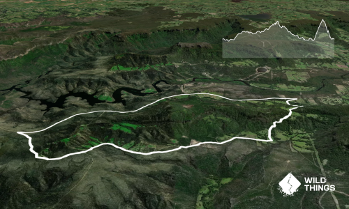 Half M around Mount Skanzi