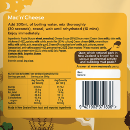 Real Meals Mac'n'Cheese