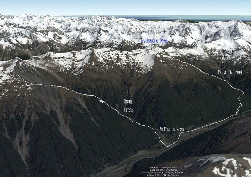 Bealey - Avalanche Traverse