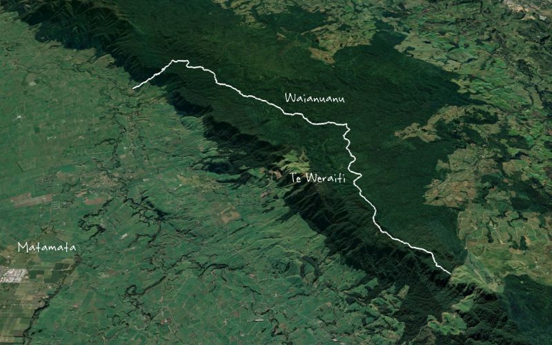 Kaimai Summit to Wairere Falls