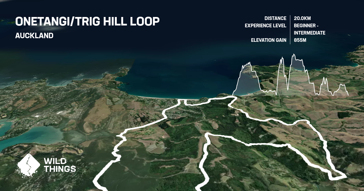 Onetangi/Trig Hill loop, Auckland, New Zealand - Trail Running ...